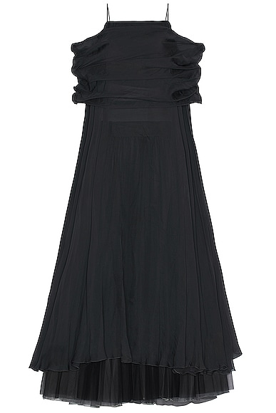 FWRD Renew Chanel 2002 Flowy Dress in Black