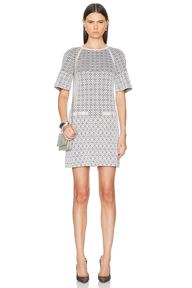 FWRD Renew Chanel Sheath Dress in Grey