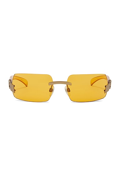 FWRD Renew Chanel Coco Sunglasses in Orange