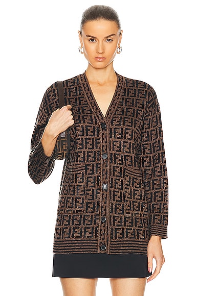 Fendi Zucca Cardigan