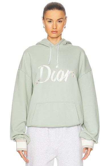 Jean Paul Gaultier Printed Safe Sex Tattoo Oversize Hoodie in Grey | FWRD