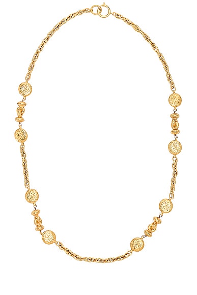 FWRD Renew Chanel Chain Necklace in Gold