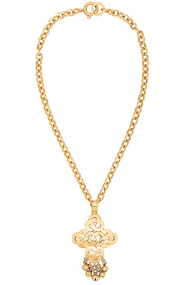 Chanel 1995 Coco Mark Necklace