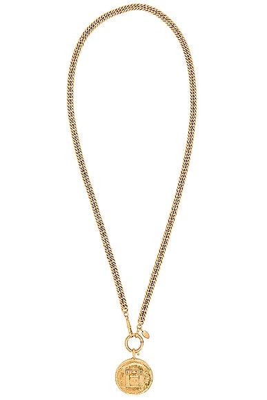 FWRD Renew Chanel 31 Rue Cambon Pendant Necklace in Gold