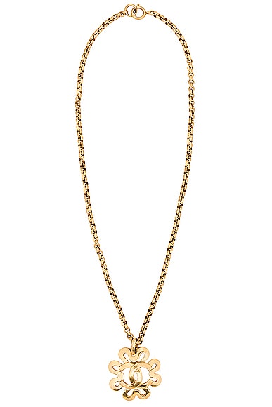 Chanel 1995 CC Flower Necklace