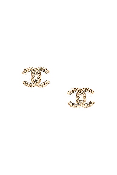 Chanel Coco Mark Piercing Earrings