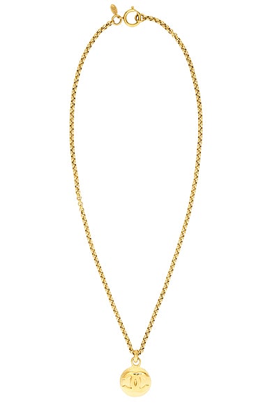 Chanel 1990 Coco Mark Necklace