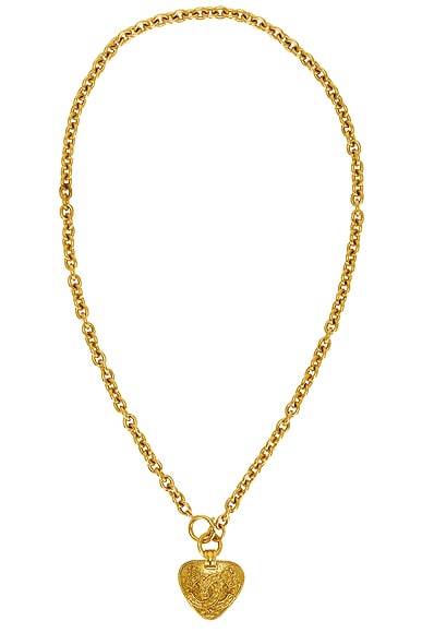 Chanel CC Heart Necklace