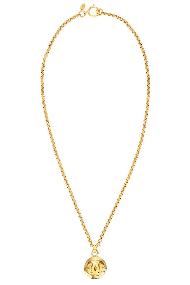 Chanel 1992 Coco Mark Necklace