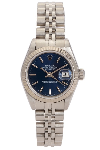 FWRD Renew Rolex Datejust 69174 Watch in Silver