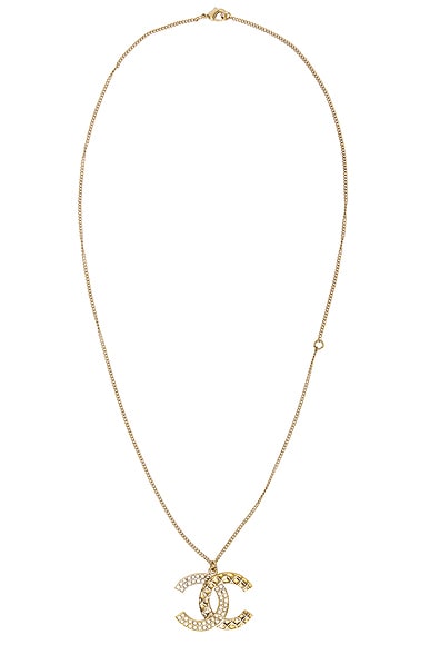 Chanel CC Rhinestone Necklace