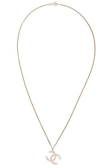 Chanel CC Rhinestone Necklace