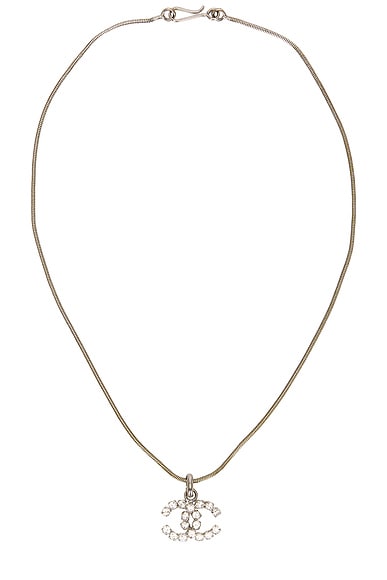 Chanel CC Rhinestone Necklace
