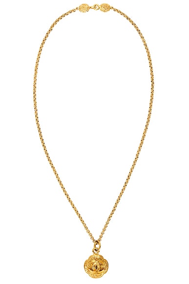 Chanel 1995 Coco Mark Necklace