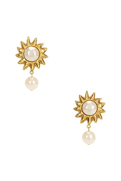 Chanel Pearl Clip-On Earrings