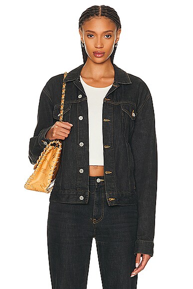 Off white vintage denim jacket online