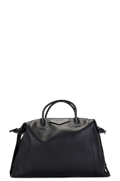 Givenchy Soft Leather Large Antigona Bag Black