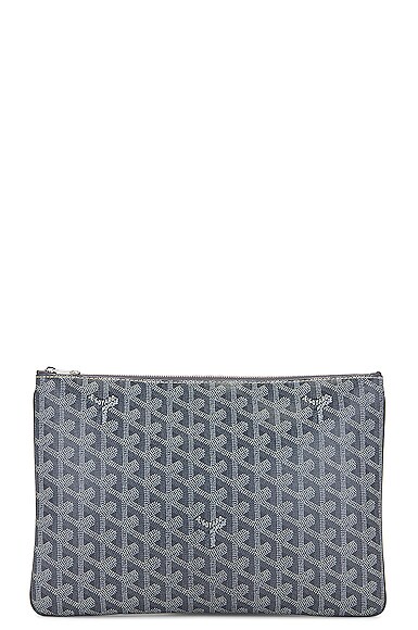 Goyard 1990-2000 Boeing 25 Clutch Bag - Grey