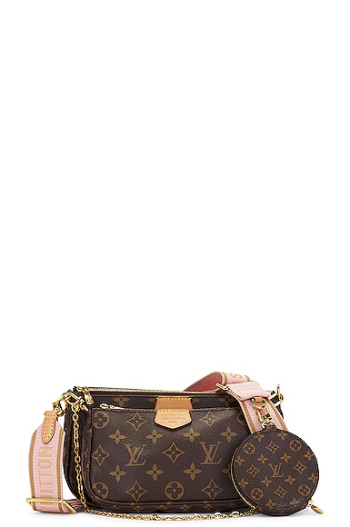 Fwrd Renew Louis Vuitton Loop Monogram Jacquard Shoulder Bag
