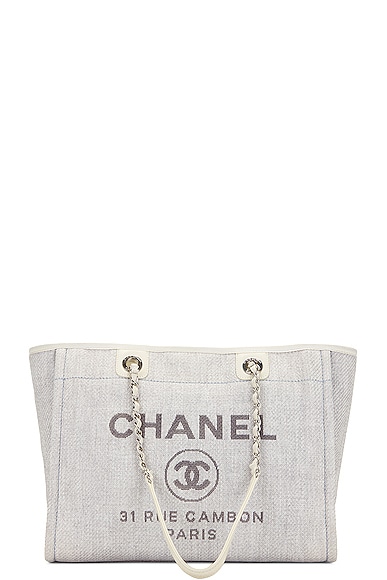 Chanel Deauville Chain Tote Bag