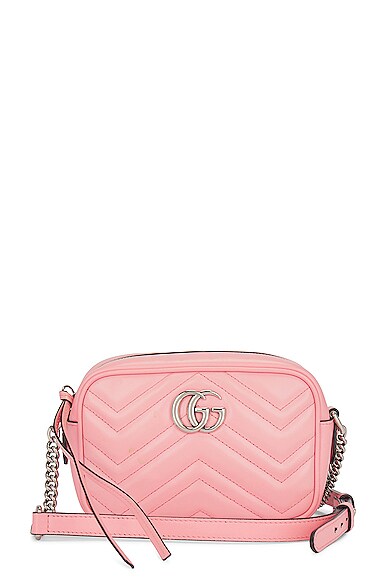 Gucci Gg Marmont Flap Diagonal Quilted Leather Small | Chairish