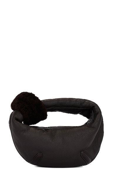 Bottega Veneta Mini Jodie Merinos Aviator Top Handle Bag