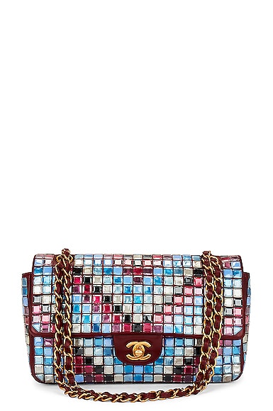 FWRD Renew Chanel 2015 Medium Mosaic Shoulder Bag in Multi