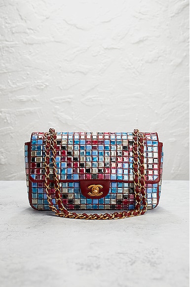 Pre-owned Chanel Mosaic Shoulder Bag In Multi