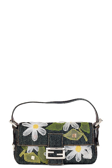 Fendi FF Velvet Hip Belt Bag in Fuchsia FWRD