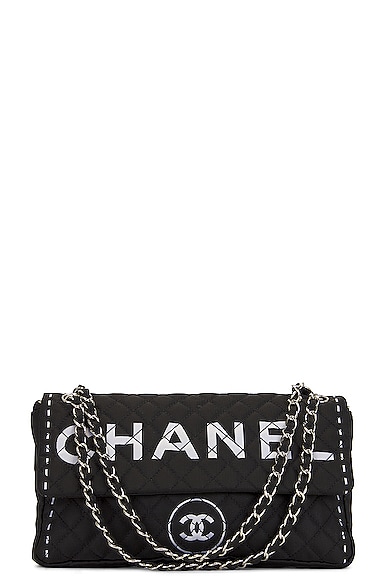 Chanel Nylon Logo Flap Shoulder Bag
