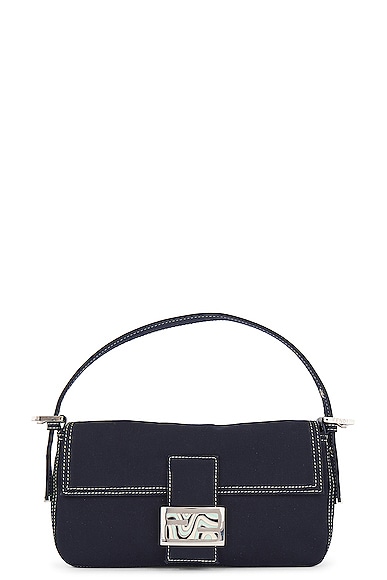 Fendi FF Velvet Hip Belt Bag in Fuchsia FWRD