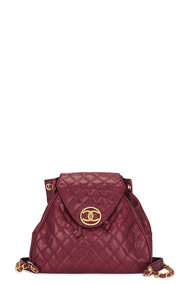 Chanel Caviar Drawstring Backpack