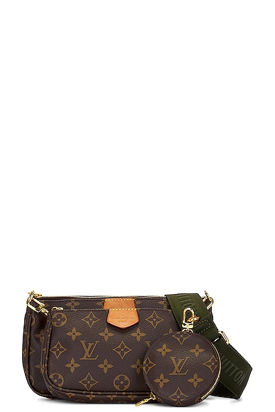 FWRD Renew Louis Vuitton Monogram Multi Pochette Accessoires Shoulder Bag in Brown