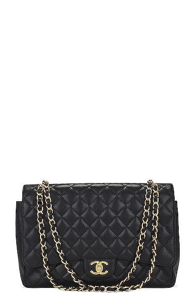 Chanel Caviar Jumbo Double Flap Bag