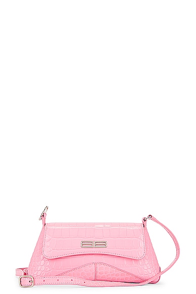 FWRD Renew Balenciaga Small XX Flap Bag in Sweet Pink