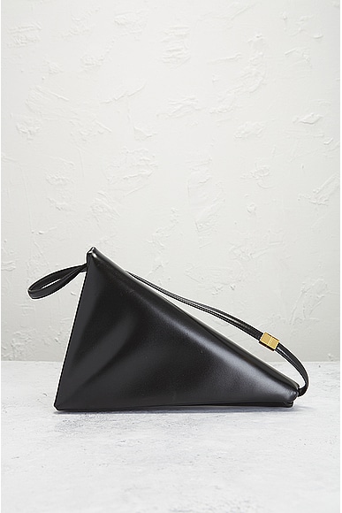 Pre-owned Marni Prisma Triangle Bag In Black