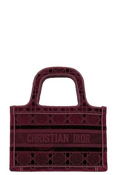 Dior Mini Embroidered Book Tote Bag