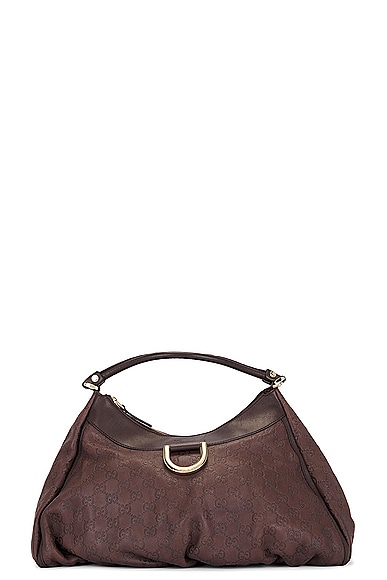 FWRD Renew Gucci Guccissima Handbag in Brown