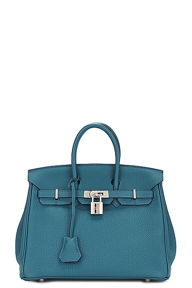 Hermes Clemence Birkin 25 Handbag