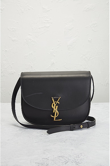 Shop Saint Laurent Medium Kaia Monogramme Bag In Nero