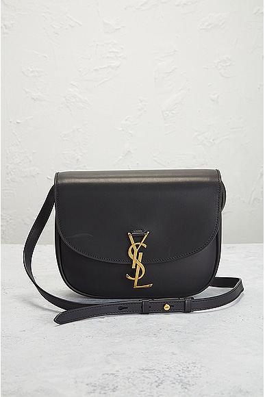 Shop Saint Laurent Medium Kaia Monogramme Bag In Nero