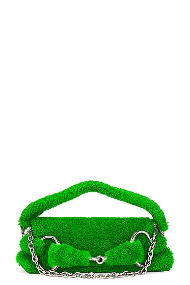 FWRD Renew Gucci Horsebit Shoulder Bag in Green