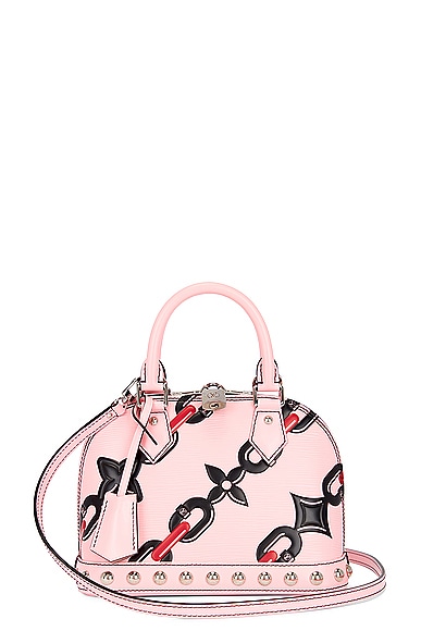 FWRD Renew Louis Vuitton Alma Handbag in Pink