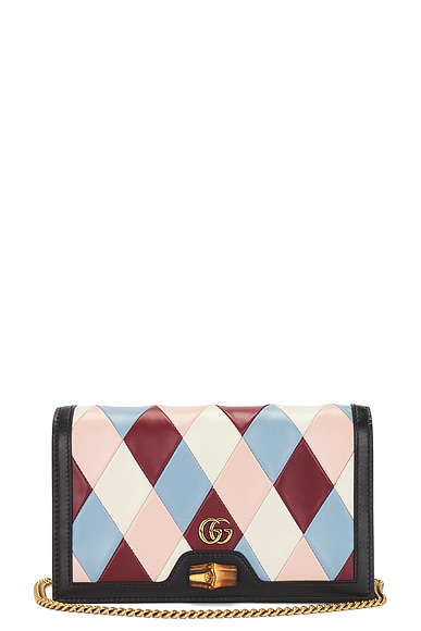 Gucci Love Light Wallet On Chain Bag In Multi