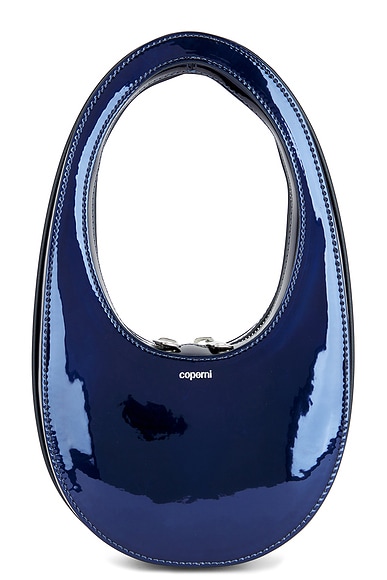 Shop Coperni Mini Swipe Bag In Blue