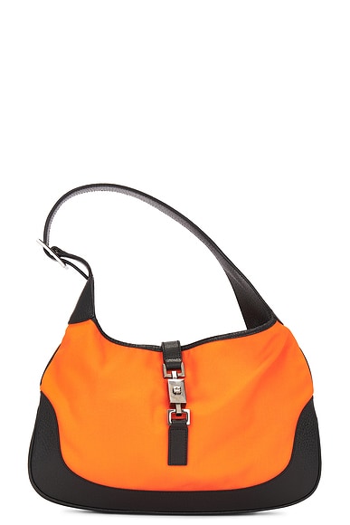 FWRD Renew Gucci Jackie Shoulder Bag in Orange