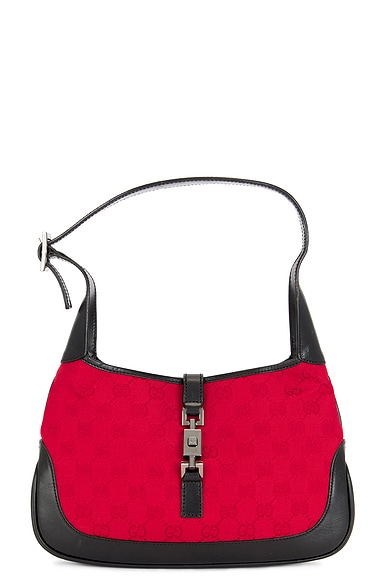 FWRD Renew Gucci Jackie Shoulder Bag in Red