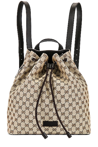 Gucci GG Drawstring Backpack