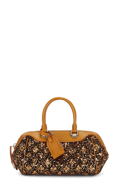 FWRD Renew Louis Vuitton Sunshine Express Spangle Handbag in Brown