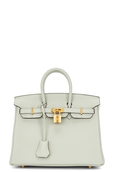 Hermes Clemence Birkin 25 Handbag